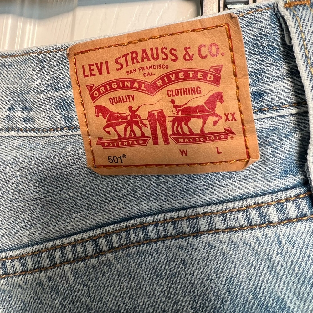 Levi's Women's 501 Original Shorts - 29 - Picture 5 of 8